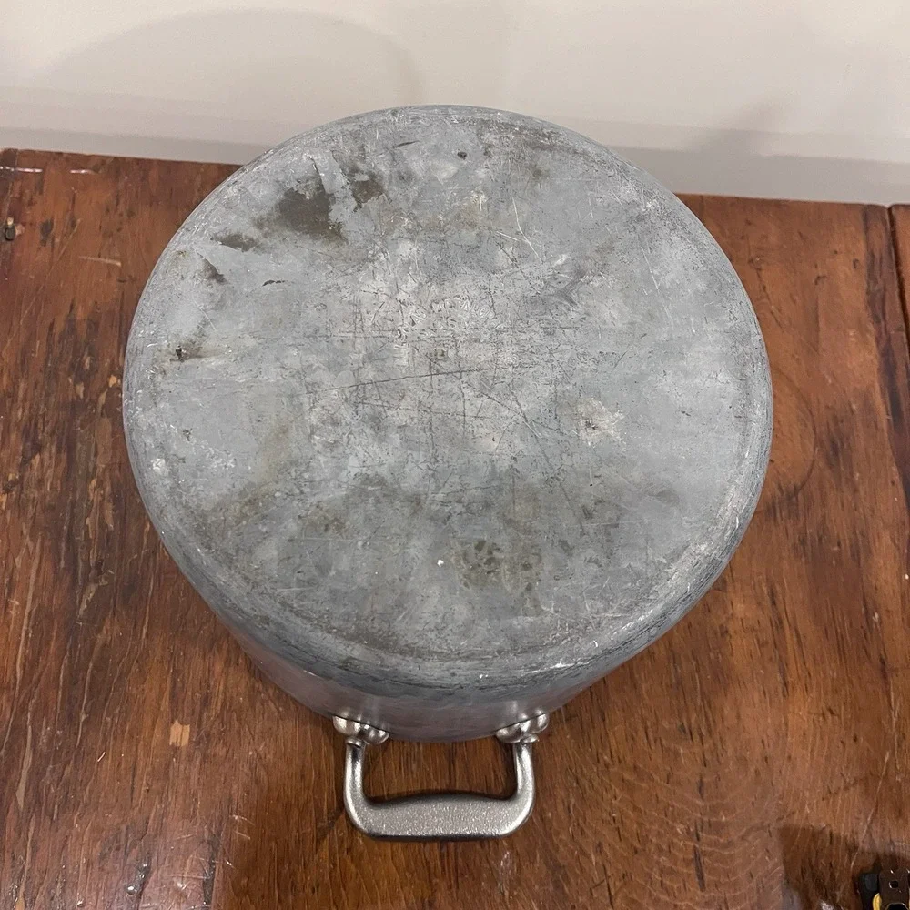 Vtg All Clad Master Chef Metal Crafters 204 1/2 Pan Pot Very Rare Double Handle